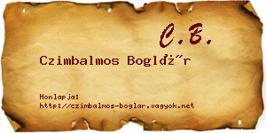 Czimbalmos Boglár névjegykártya